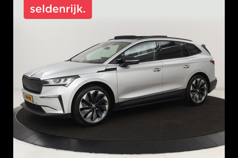 Škoda ENYAQ iV 60 | Panoramadak | Stoel & achterbankverwarming | Carplay | Sportstuur | Keyless | Full LED | Navigatie | Cruise control | 21'' lichtmetalen velgen