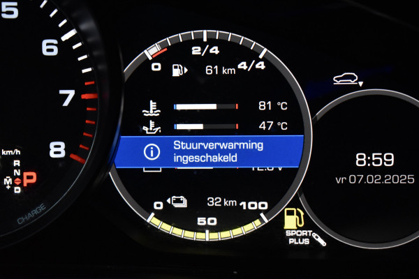 Porsche Cayenne 3.0 E-Hybrid 462pk | Pano | Trekhaak | 360 Camera | Sport Chrono | Bose | Stuurverwarming | Luchtvering | Orig. NL |