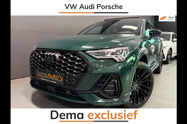 Audi Q3 Sportback 45 TFSI e 3X SLINE BLACK-LINE 20'' PANO/LEDER/SFEERVERL/SONOS/M-STOELEN/CAM/DAB///