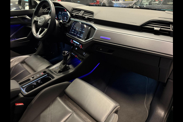 Audi Q3 Sportback 45 TFSI e 3X SLINE BLACK-LINE 20'' PANO/LEDER/SFEERVERL/SONOS/M-STOELEN/CAM/DAB///