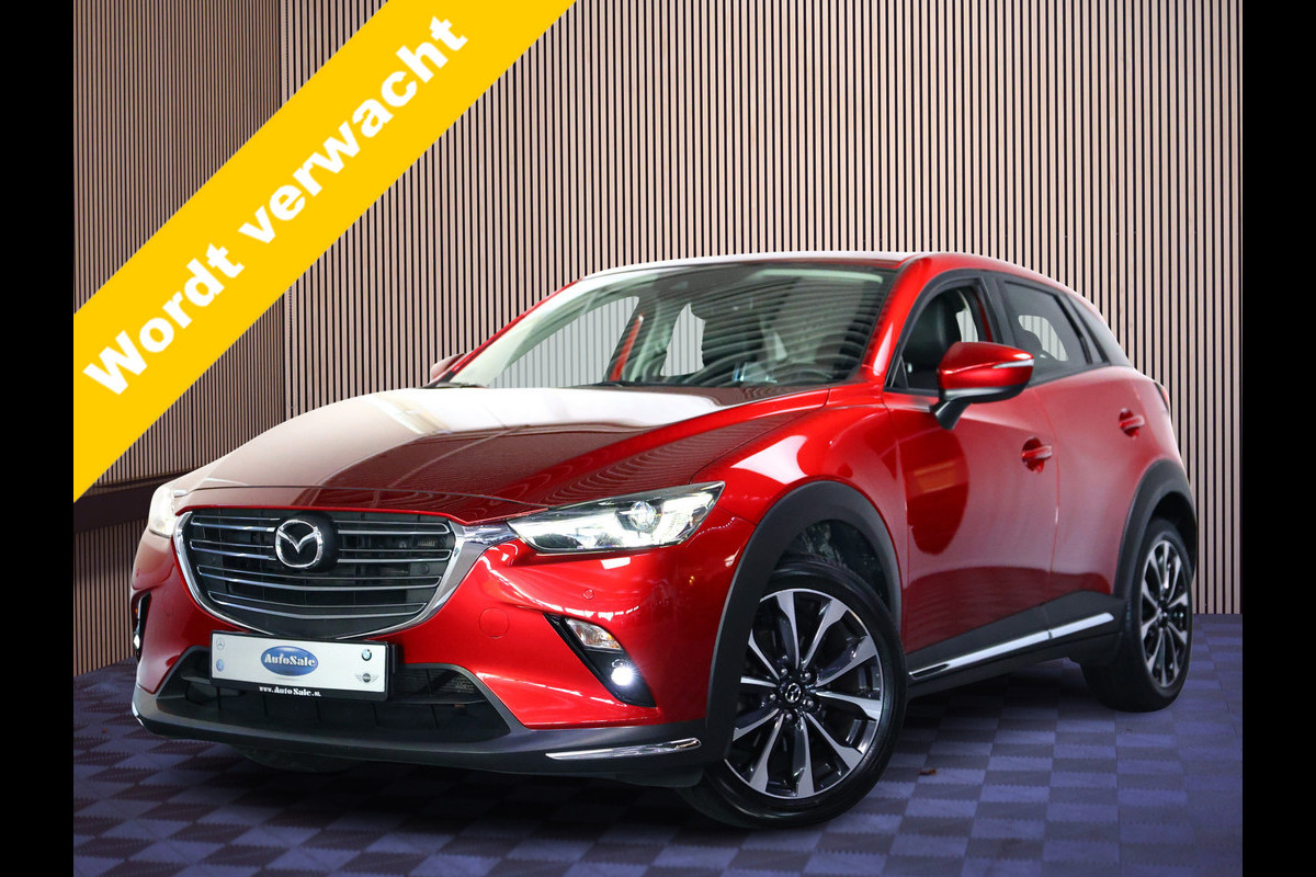 Mazda CX-3 2.0 SkyActiv-G 120 GT-M AUT HUD NAV LEDER CAM XENON STOELVW '18
