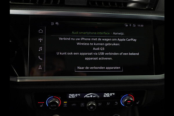 Audi Q3 Sportback 35 TFSI Pro Line S 150pk | Panoramadak | Adaptieve cruise controle | Verwarmbare voorstoelen | Parkeercamera