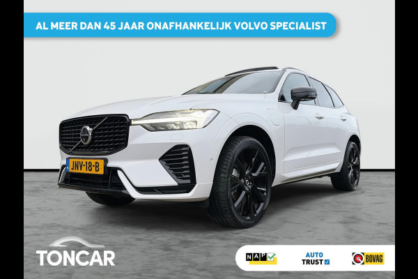 Volvo XC60 2.0 T8 455pk Plug-in hybrid Plus Black Edition Long Range 100% SOH | Skyroof | FOUR-C | 21" | Stoel- stuurverwaming |