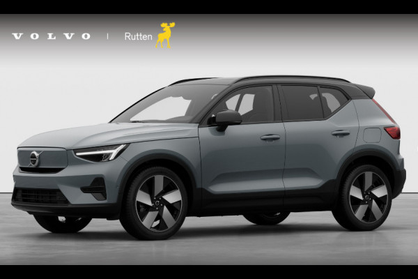 Volvo EX40 252PK Automaat Single Ext. Range Plus 82 kWh / Lounge Pakket / Extra getint glas / 360 Camera / 20'' velgen / Panoramadak / Zwart dak / Harman Kardon / Adaptieve cruise control / Getint glas / Stoel en stuurwielverwarming / parkeersensoren met 360 camera /  BLIS