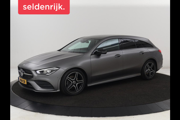 Mercedes-Benz CLA-Klasse 180d Business Solution AMG | Stoelverwarming | Carplay | Camera | Leder/Alcantara | Navigatie | Widescreen | Sfeerverlichting | Designo Mountaingrijs Magno