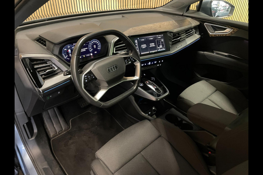 Audi Q4 e-tron 40 Launch edition Advanced 77 kWh|92% SOH|TREKHAAK|PANORAMADAK|AMBIENT LIGHT|NAVIGATIE|STOELVERWARMING|INCL. BTW|