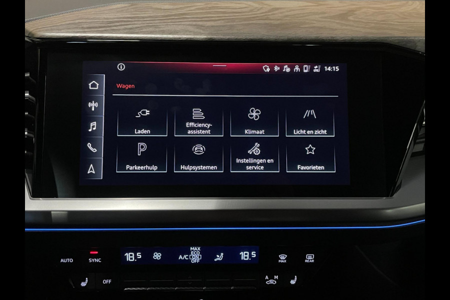 Audi Q4 e-tron 40 Launch edition Advanced 77 kWh|92% SOH|TREKHAAK|PANORAMADAK|AMBIENT LIGHT|NAVIGATIE|STOELVERWARMING|INCL. BTW|