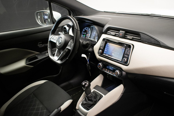 Nissan Micra 0.9 IG-T N-Connecta Sport (APPLE CARPLAY,NAVI,LED,SPORTSTOELEN,CAMERA,CRUISE,LM VELGEN,NETTESTAAT)