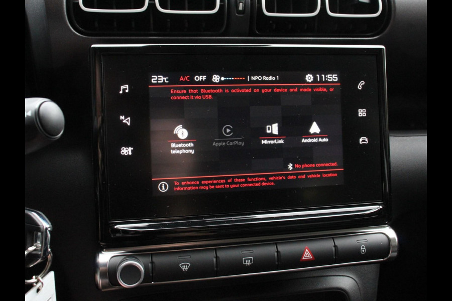 Citroën C3 Aircross 1.2 PureTech 110pk You/Max | Navigatie | Apple Carplay/Android Auto | Climate Control | Cruise Control | Dab | Parkeer sensoren