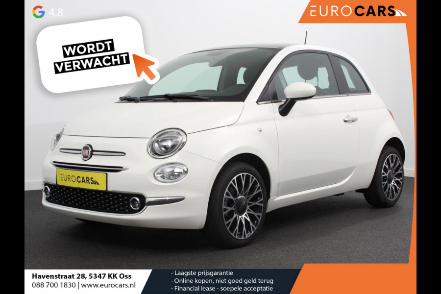 Fiat 500 1.0 Hybrid Dolcevita Finale Panorama dak Airco Cruise Control Navigatie Apple Carplay/Android Auto Dab Digitale Cockpit Parkeer Sensoren  Lichtmetalen Velgen 16" Led