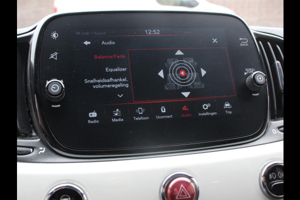 Fiat 500 1.0 Hybrid Dolcevita Finale Panorama dak Airco Cruise Control Navigatie Apple Carplay/Android Auto Dab Digitale Cockpit Parkeer Sensoren  Lichtmetalen Velgen 16" Led