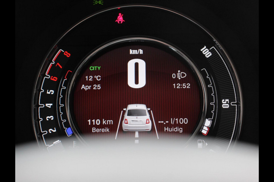 Fiat 500 1.0 Hybrid Dolcevita Finale Panorama dak Airco Cruise Control Navigatie Apple Carplay/Android Auto Dab Digitale Cockpit Parkeer Sensoren  Lichtmetalen Velgen 16" Led