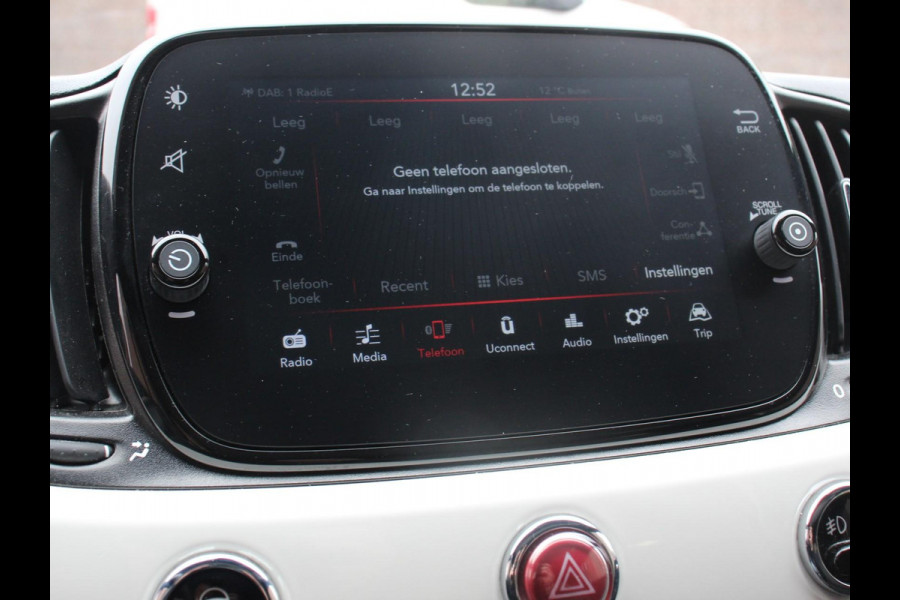 Fiat 500 1.0 Hybrid Dolcevita Finale Panorama dak Airco Cruise Control Navigatie Apple Carplay/Android Auto Dab Digitale Cockpit Parkeer Sensoren  Lichtmetalen Velgen 16" Led