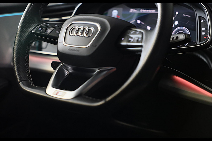 Audi Q8 55 TFSI e Quattro S Line / B & O / Camera / F1 / Cruise Control / Sfeerverlichting / Dig Cockpit / Matrix / Pdc / 23 Inch
