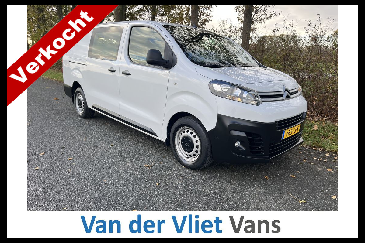 Citroën Jumpy 2.0 HDI 123pk E6 XL L3 BPM Vrij! Lease €220 /m, Airco, PDC V+A, Cruise controle, Onderhoudshistorie aanwezig