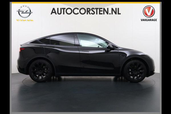 Tesla Model Y LFP-Accu SOH 97% Leder Lmv 20" Warmtepomp Camera's Panormadak Adap.Cruise Navi RWD Ecc Autopilot Stoel+Stuur+Achterbank Verwarming Elek.Achterklep Dodehoek detector Draadloze telefoonlader Origineel Nederlandse Auto