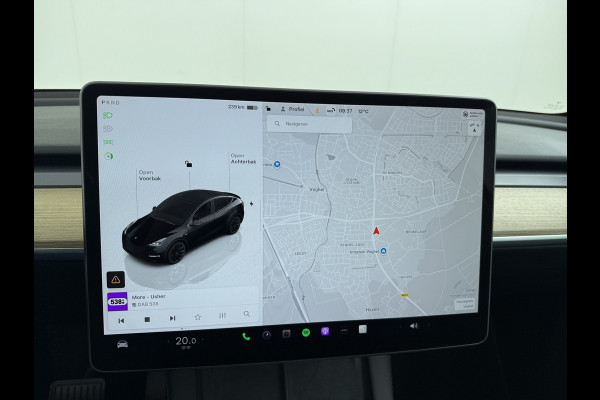 Tesla Model Y LFP-Accu SOH 97% Leder Lmv 20" Warmtepomp Camera's Panormadak Adap.Cruise Navi RWD Ecc Autopilot Stoel+Stuur+Achterbank Verwarming Elek.Achterklep Dodehoek detector Draadloze telefoonlader Origineel Nederlandse Auto