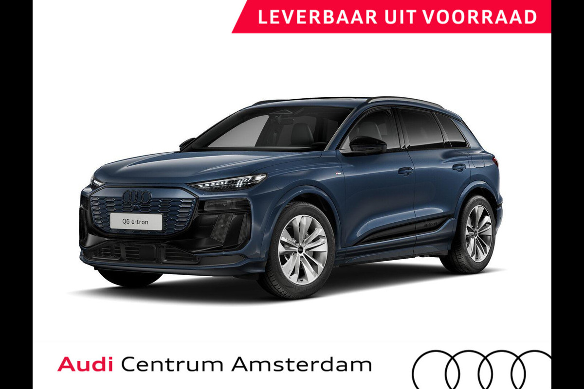 Audi Q6 e-tron S edition 83Kwh 252 pk SUV | Tech pakket plus | Glazen panoramadak | Trekhaak | Privacy glas |