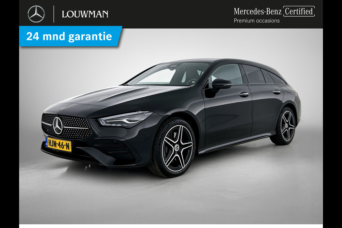 Mercedes-Benz CLA-Klasse Shooting Brake 250 e Star Edition AMG Line | Night Pakket | Sfeerverlichting | Ledkoplampen | Apple CarPlay | Keyless-Go | Inclusief 24 maanden MB Certified garantie voor Europa.
