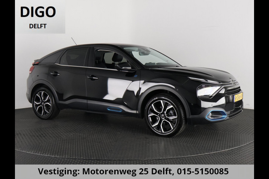 Citroën Ë-C4 SHINE ACCU 95%! BEREIK WLTP 349 GARANTIE 9-2032* PDC V+A . CAMERA .BSM. APPLE CARPLAY & ANDROID AUTO . STOELVERWARMING . DODEHOEK DETECTIE