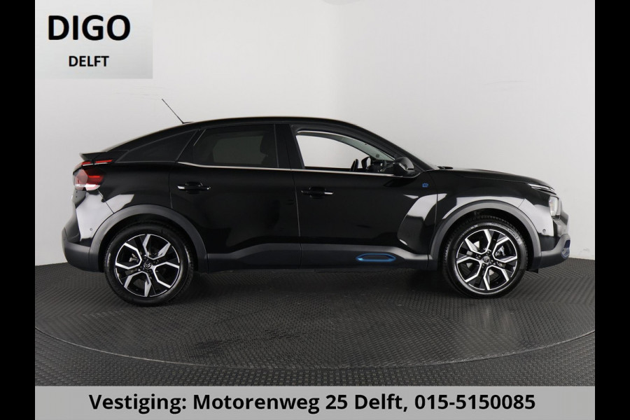 Citroën Ë-C4 SHINE ACCU 95%! BEREIK WLTP 349 GARANTIE 9-2032* PDC V+A . CAMERA .BSM. APPLE CARPLAY & ANDROID AUTO . STOELVERWARMING . DODEHOEK DETECTIE