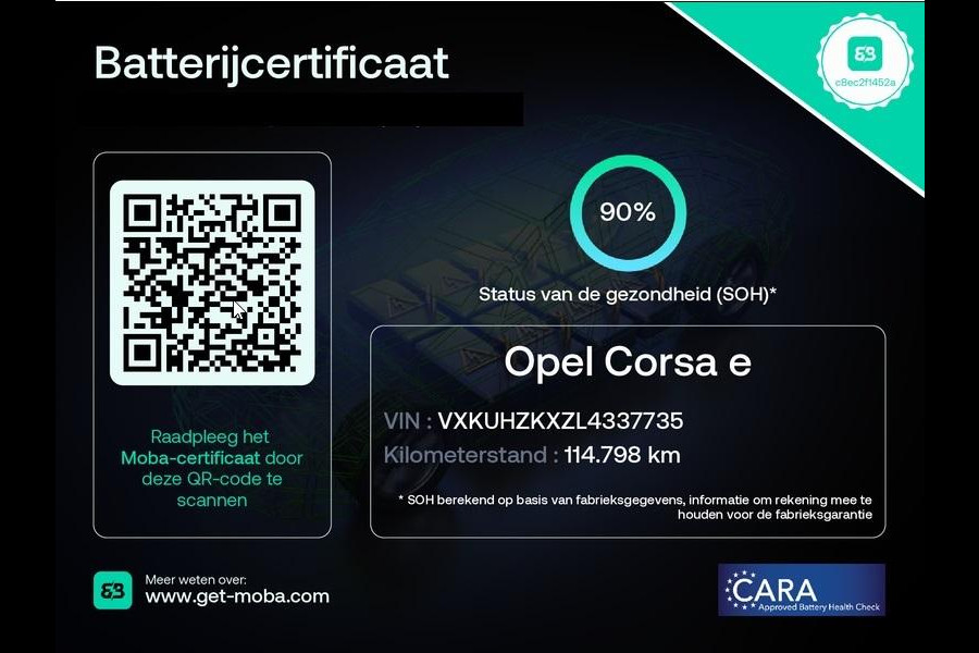 Opel CORSA-E 3 FASE 50kWH ACCU 90 % GARANTIE 2030* BEREIK  WLTP 339 AUTOMAAT . FULL NAVI . APPLE CARPLAY & ANDROID AUTO .
