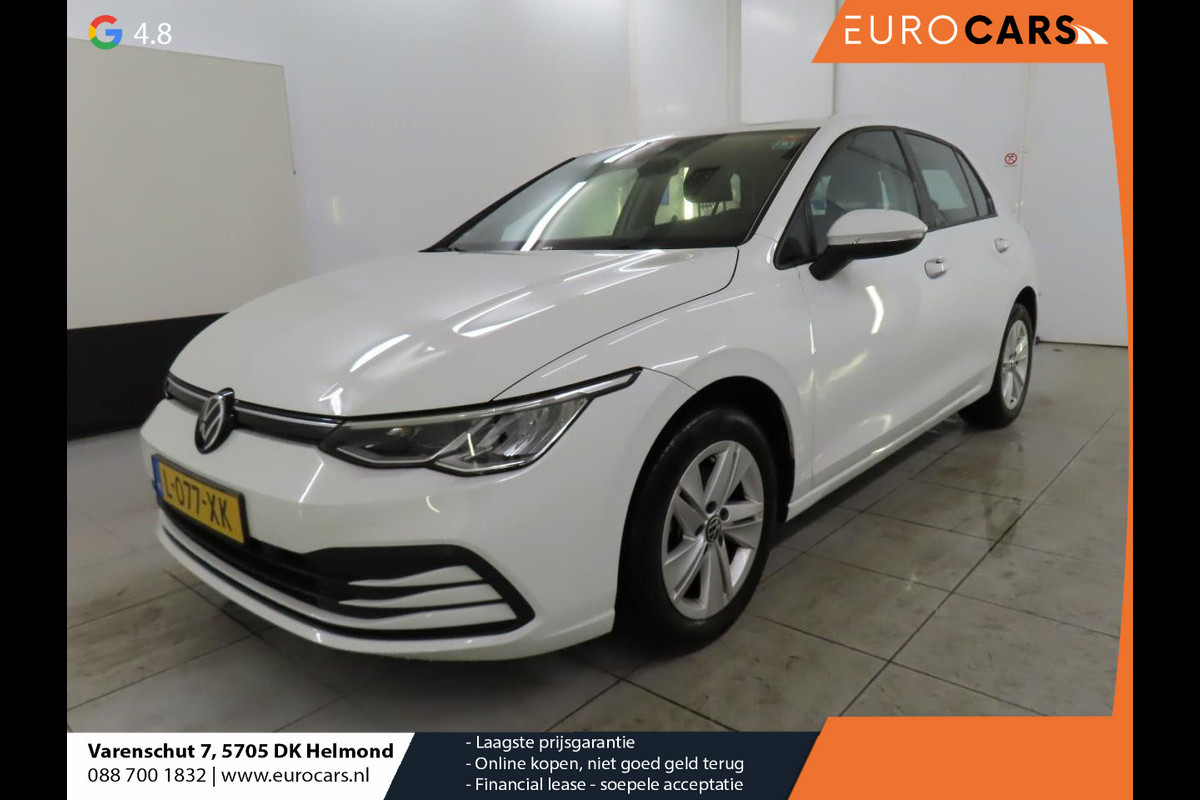 Volkswagen Golf 1.0 e-TSI 110 pk Life DSG-7 Aut. Airco Climatronic Wireless Carplay Navi Adaptive Cruise Control PDC VA DAB+ Full LED Ambiente Verlichting