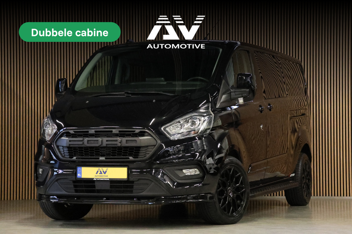 Ford Transit Custom 320 2.0 TDCI L2H1 Limited DC | Dubbel Cabine | L+R Schuifdeur | Camera | CarPlay | Navigatie | 6-Zitter | Stoelverwarming | Trekhaak | DAB | PDC V+A | MF Stuur | 5-Zitter | Nieuwe APK | Dealer onderhouden