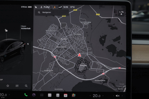Tesla Model 3 RWD Nieuw Autopilot ACC Stuurverwarm. PDC Leer Navi Panoramadak 360° Elektr. achterklep Stoelverwarming voor & achter Climate voor & achter LM velgen BTW auto! Nieuw!