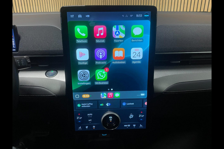 Ford Mustang Mach-E Extended RWD 98 kWh|95,5% SOH|LONG RANGE|LEDER|B&O AUDIO|ACC|CAMERA|CARPLAY|STOEL-, STUURVERW|NL-AUTO|1e EIG.|