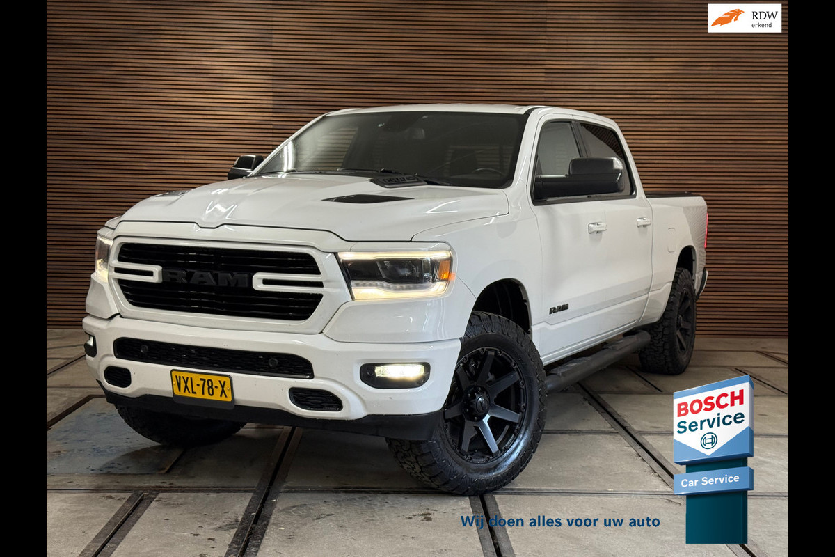 Dodge Ram 1500 5.7 V8 4x4 Crew Cab 5'7 Sport | Soft Cover | Full option | Camera | Trekhaak | White Edition |