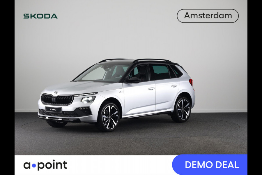 Škoda Kamiq Monte Carlo 1.0 TSI 115 pk 7 versn. DSG | Navigatie Pakket | Travel Assist Plus | Wegklapbare trekhaak | Winter Pakket | Charging | 18 inch lichtmetalen velgen