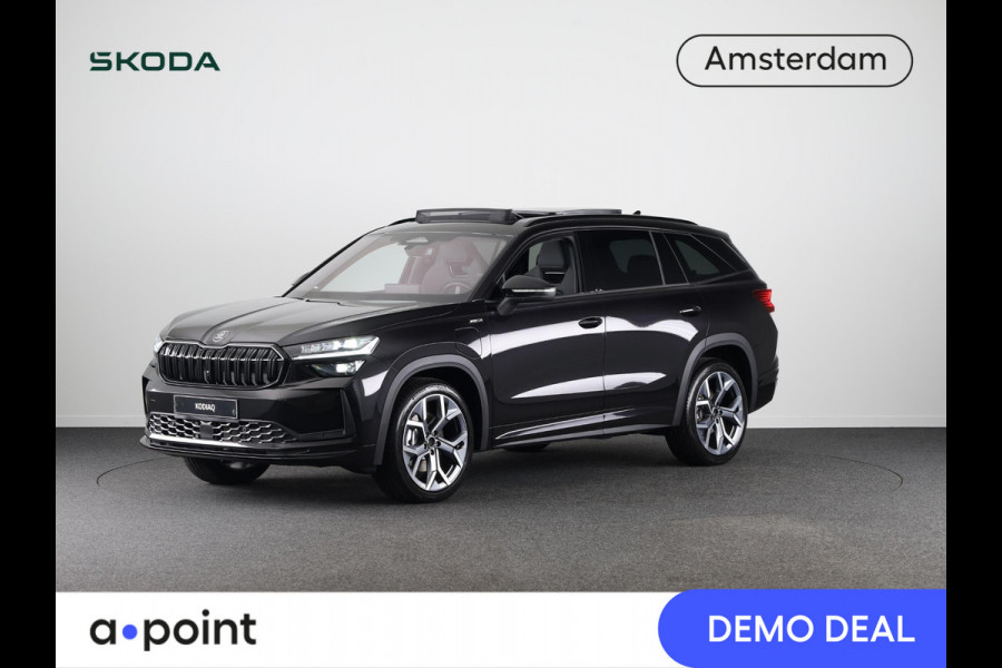 Škoda Kodiaq Sportline Business PHEV 1.5 TSI 204 pk 6 versn. DSG| Dynamic Chassis Control | Comfort Pakket | Panoramadak | Verwarmbare voorruit | Winter pakket | 20 inch | Canton Sound