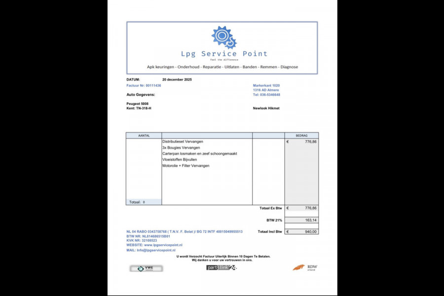 Peugeot 5008 1.2 PureTech GT-Line/Leer/7 Pers NL Auto