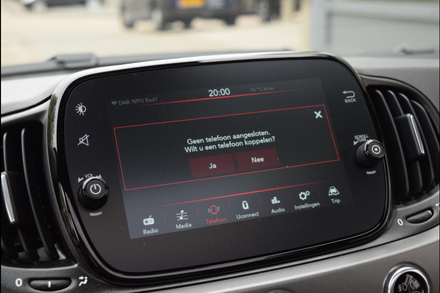 Fiat 500 1.0 Hybrid Sport Schuif/Kantel | Clima | 16" | PDC