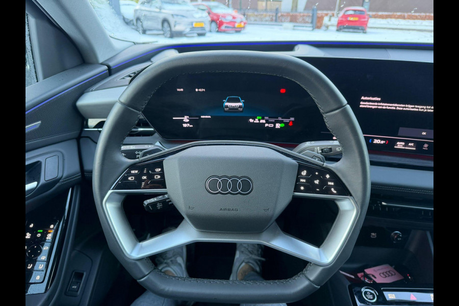 Audi Q6 e-tron Advanced edition 100 kWh FABRIEKSGARANTIE| BANG & OLUFSEN| SFEERVERLICHTING| HEAD-UP| STUURVERWARMING| ACHTERBANK VERWARMD| ELEK. TREKHAAK