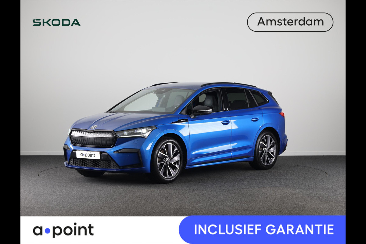 Škoda ENYAQ iV 60 Sportline 180 pk | Navigatie | Parkeersensoren | Achteruitrijcamera | Autom. airco (3 zones) | Stoelverwarming | Keyless |
