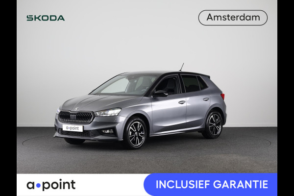 Škoda Fabia 1.0 TSI Monte Carlo 95 pk | Verlengde garantie | Navigatie via App | Parkeersensoren | Achteruitrijcamera | LED koplampen | Stoelverwarming |