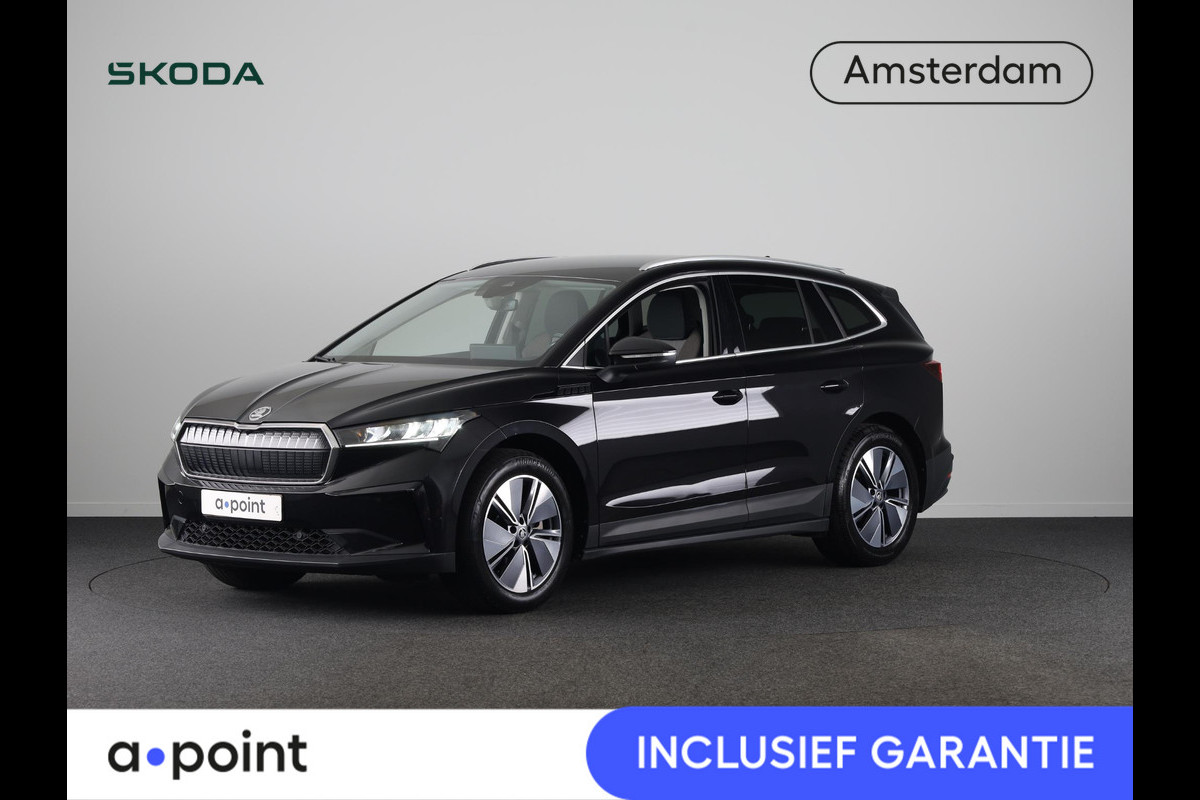 Škoda ENYAQ iV 80 204pk | Verwarmd sturuwiel | Wegklapare trekhaak | Warmtepomp | Parkeercamera