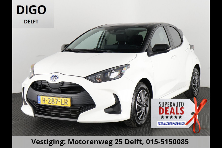 Toyota Yaris 1.5 HYB 1e EIG GARANTIE TOT 11-2032* BLACK & WHITE BIJNA 2023. CLOUD NAVI.CLIMA.CRUISE