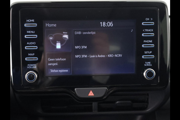 Toyota Yaris 1.5 HYB 1e EIG GARANTIE TOT 11-2032* BLACK & WHITE BIJNA 2023. CLOUD NAVI.CLIMA.CRUISE