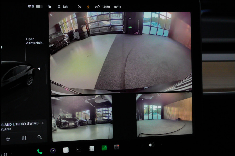 Tesla Model 3 RWD Autopilot ACC Stuurverwarm. PDC Leer Navi Panoramadak 360° Elektr. achterklep Stoelverwarming voor & achter Climate voor & achter LM velgen BTW auto! Nieuw!