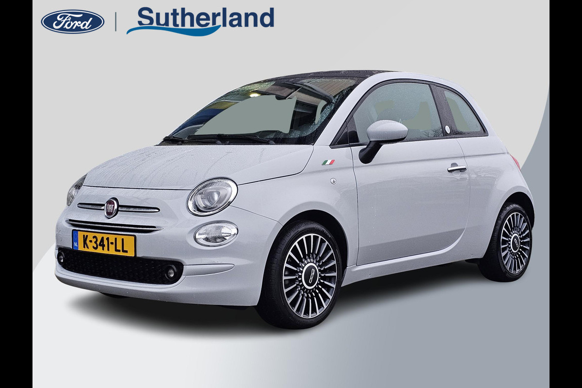 Fiat 500 1.0 Hybrid Launch Edition Climate control | Schuif-kanteldak | Multifunctioneel stuurwiel | Digitaal dashboard | Half leder etc.