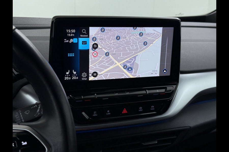 Volkswagen ID.4 Pro 77kWh SOH 95% Trekhaak 19" Adap.Cruise Apple Carplay Android Auto Navi Ecc Pdc Stoel+Stuurverwarming Lmv Led Comfort Pakket Bluetooth 1e Eigenaar Origineel Nederlandse Auto 1.000 KG trekvermogen