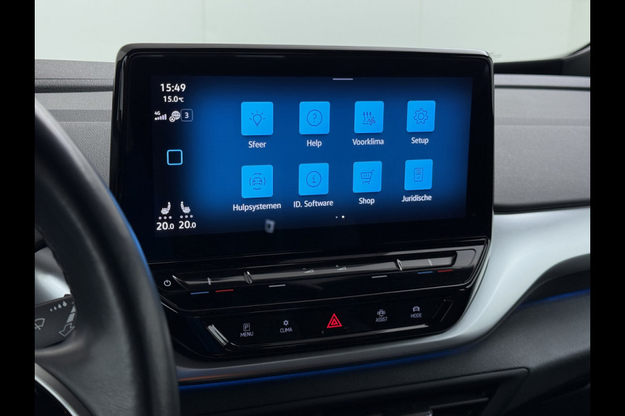 Volkswagen ID.4 Pro 77kWh SOH 95% Trekhaak 19" Adap.Cruise Apple Carplay Android Auto Navi Ecc Pdc Stoel+Stuurverwarming Lmv Led Comfort Pakket Bluetooth 1e Eigenaar Origineel Nederlandse Auto 1.000 KG trekvermogen