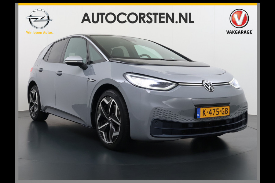 Volkswagen ID.3 First Plus 58kWh Navi-Pro Adap.Cruise Camera Lmv 19" Ecc Apple Carplay Android Auto SOH 91% Stoel+Stuurverwarming Lmv Matrix led Privacy Glas Keyless Rijstrooksensor Origineel Nederlandse Auto