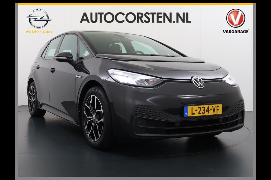 Volkswagen ID.3 Pro 58kWh Apple Carplay Android Adap.Cruise App-Connect SOH 92% Navi Ecc Pdc-a+v Voorklimatisering Stoelverwarming Bordherkenning Lane-Assist Lmv Led Rijstrooksensor Origineel Nederlandse Auto 1e eigenaar