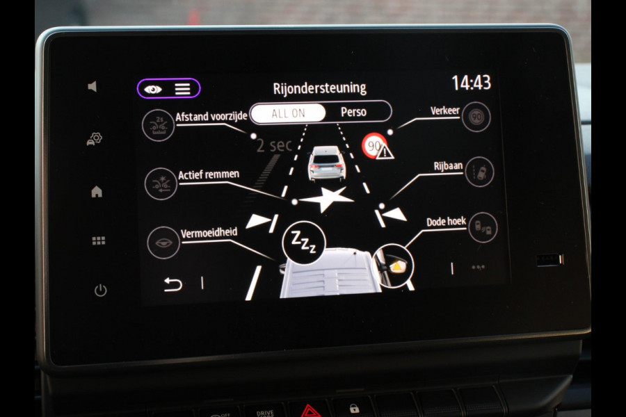 Renault Trafic 2.0 Blue dCi 150 Automaat L2H1 Adv. Dubbele Cabine Navigatie Airco Lichtmetalen velgen Betimmering Trekhaak Camera Parkeer sensoren Dab