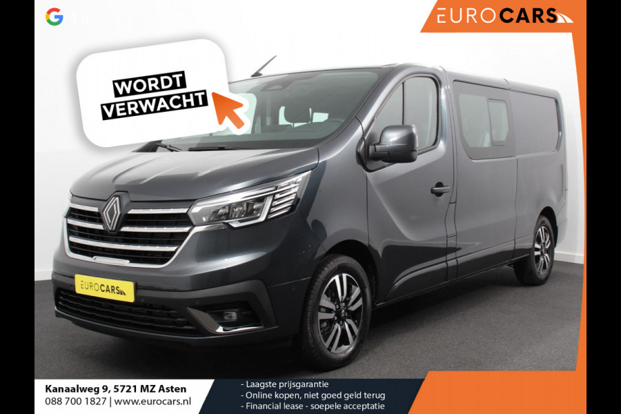Renault Trafic 2.0 Blue dCi 150 Automaat L2H1 Adv. Dubbele Cabine Navigatie Airco Lichtmetalen velgen Betimmering Trekhaak Camera Parkeer sensoren Dab