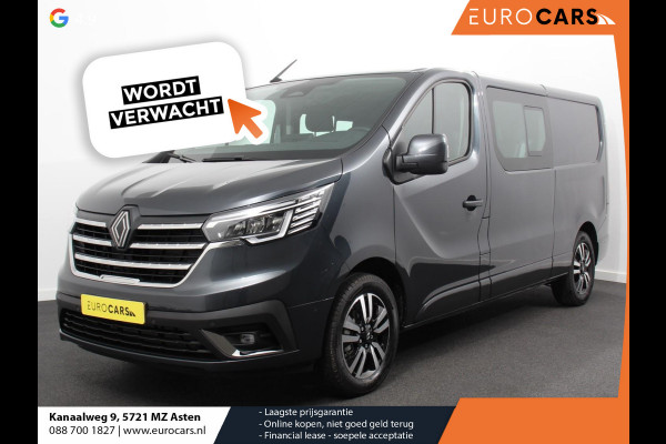 Renault Trafic 2.0 Blue dCi 150 Automaat L2H1 Adv. Dubbele Cabine Navigatie Airco Lichtmetalen velgen Betimmering Trekhaak Camera Parkeer sensoren Dab